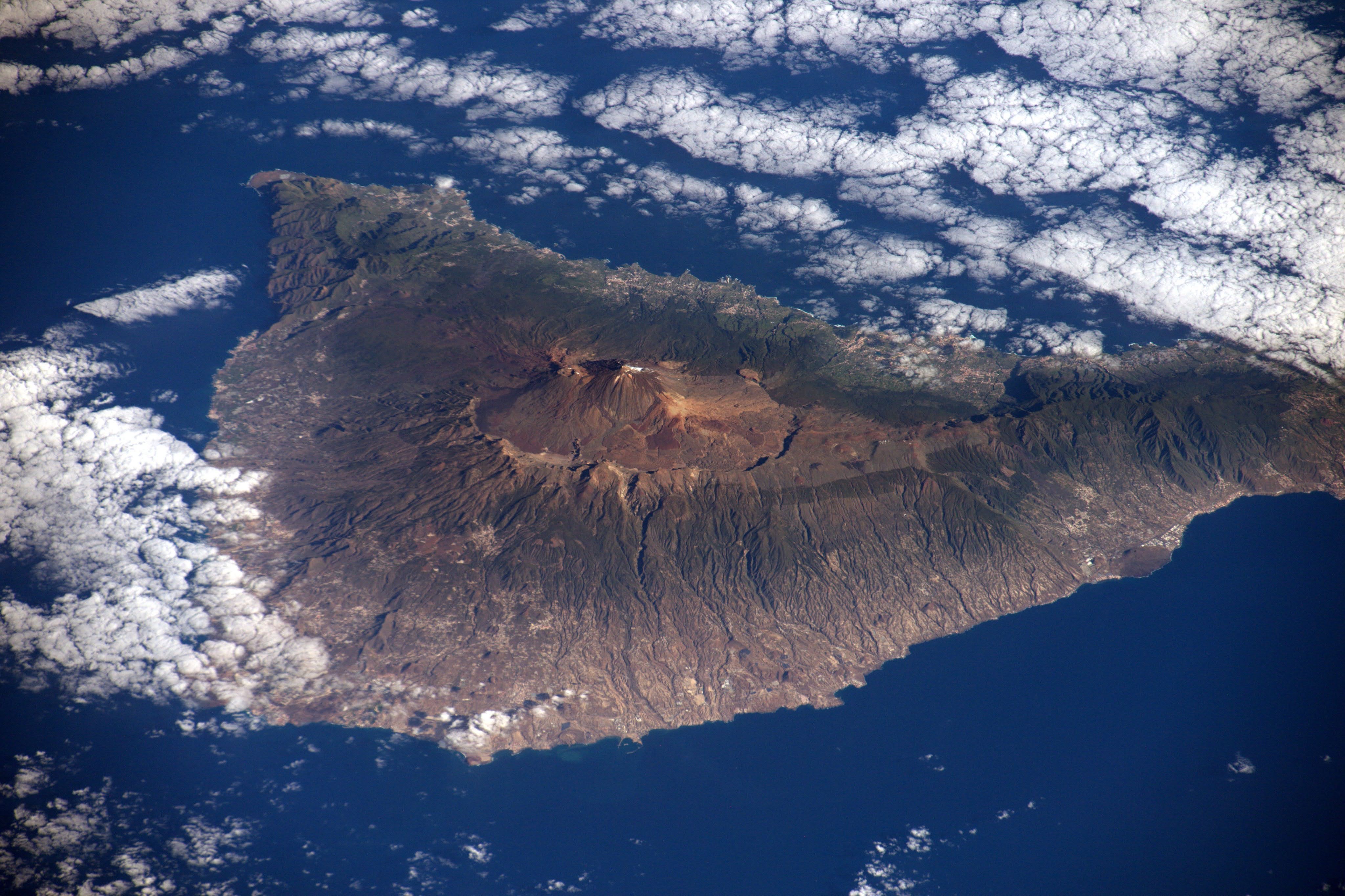 Tenerife aerial view